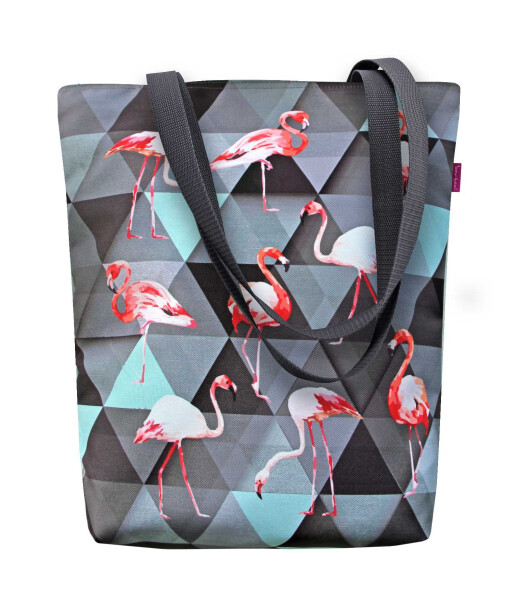 Bertoni Plátěná taška Sunny Flamingi Multicolour 29 cm x 40 cm x 36 cm x 8 cm