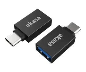 Akasa AK-CBUB62-KT02 adaptér černá / USB-A adaptér / USB-C - USB-A / 2ks (AK-CBUB62-KT02)