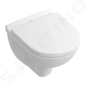 VILLEROY & BOCH - O.novo Závěsné WC Compact se sedátkem SoftClosing, DirectFlush, alpská bílá 5688HR01