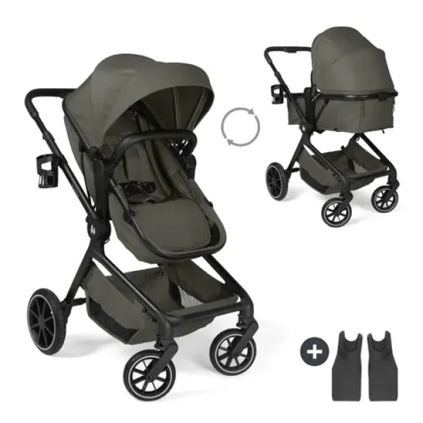 Hauck Kombinovaný kočárek 2v1 Convert N Care Olive (HK309230)