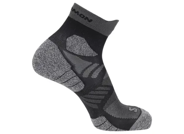 Salomon Aero Ankle běžecké ponožky Black/Castelrock vel. 39-41