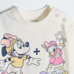 Tričko Minnie s dlouhým rukávem- krémové - 80 CREAMY