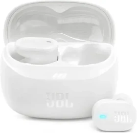 JBL Tune Buds 2 bílá / Bezdrátová sluchátka do uší / ANC / Bluetooth 5.3 / IP54 / výdrž 48 h (JBLTBUDS2WHT)
