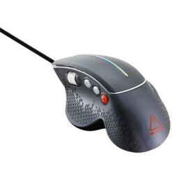 CANYON Apstar šedá / Herní optická myš / 6400 DPI / 6 tlačítek / RGB podsvícení / USB / 1.65 m (CND-SGM12RGB)