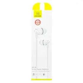 USAMS EP-39 In-Ear Stereo Headset 3.5mm bílá (6958444983851)