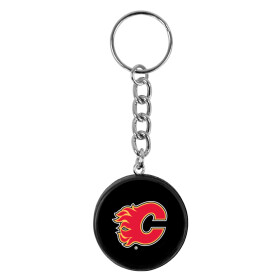 Inglasco / Sherwood NHL přívěšek na klíče Calgary Flames minipuk _771249539032