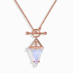 Royal Fashion náhrdelník 14K růžové zlato Vermeil SKA-N005-ROSEGOLD