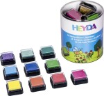 Razítkovací polštářky Heyda sada 4888470 duha 10ks