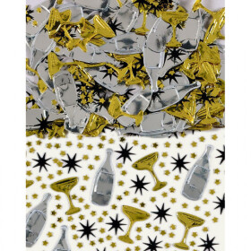 Konfety Champagne Black, Gold, Silver 14g Konfety Champagne Black, Gold, Silver 14g