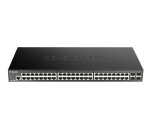 D-Link DGS-1250-52X 52-port Gigabit Smart Switch, 48x GbE, 4x SFP+ EDF_385528