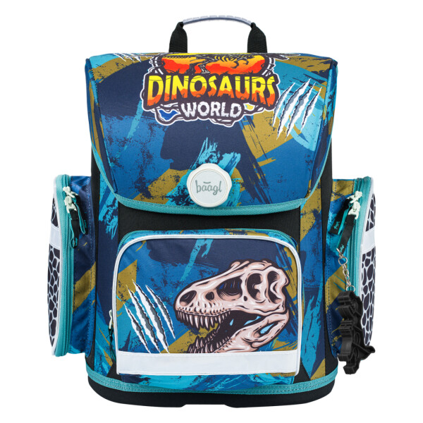 Školní aktovka BAAGL ERGO - Dinosaurs World 19 l