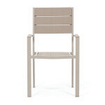 Zahradní sestava 156x78x74cm, polywood, béžová, AZS-B1656 CRM