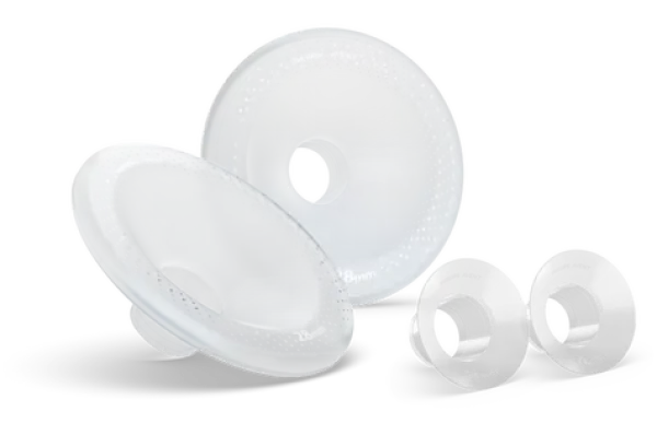 Philips Avent SCF552/11 / Silikonová vložka a nástavec na bradavku / Silikon / L / 2+2 ks (SCF552/11)