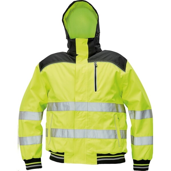 CRV Cerva Bunda KNOXFIELD Hi-Vis WINTER PILOT pánská zimní reflexní žlutá XS žlutá