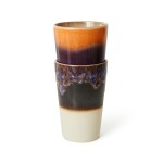 HK living Kameninový hrnek 70's Tea Mug Dusk 475 ml - set 2 ks, multi barva, keramika