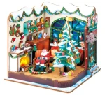 2KIDS TOYS 3D dřevěná skládačka Miniatura domečku Santova dílna