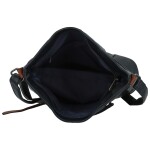 Trendy dámská koženková crossbody kabelka Nanya, tmavě modrá