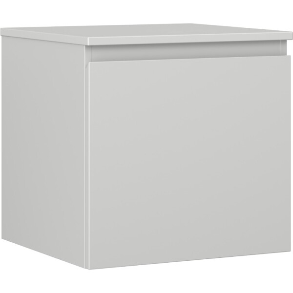 MEXEN/S - Orio koupelnová skříňka pod umyvadlo 50 cm s deskou, 1 šuplík, šedá mat 91A10-05047-1-BFC62