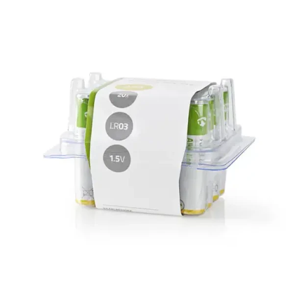NEDIS BAAKLR0320BX - Alkalická Baterie AAA / 1.5 V / 20 kusů / Box (BAAKLR0320BX)