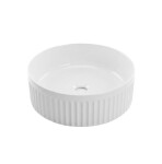 INVENA - Umyvadlo na desku GLAMOUR TREND 36cm bílá CE-63-001-C