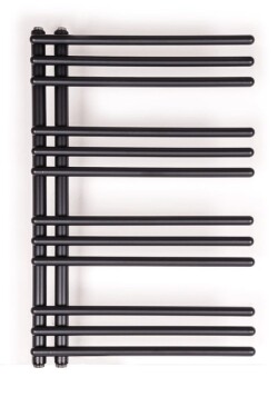 Radiátor kombinovaný SAT HTO 74x50 cm černá matná SATRAHTO500740BL SATRAHTO500740BL