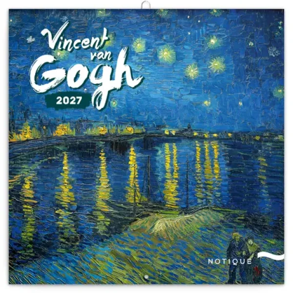 NOTIQUE Vincent van Gogh 2027 / Poznámkový kalendář / 30 × 30 cm