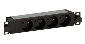 Legrand PDU 10" 4x230V / Rozvodný panel / 1U / 16A / kabel 1 m (646800)