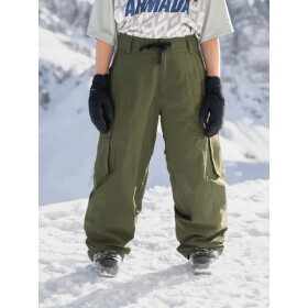 Kalhoty ARMADA Team Issue 2L insulated cargo pant olive 25/26 velikost XL
