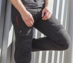 Pánské kalhoty Trilobite 661 Parado skinny fit black level 2 (Prodloužené) - 30 / černá