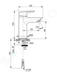 IDEAL STANDARD - Tesi Umyvadlová baterie, BlueStart, chrom A6560AA