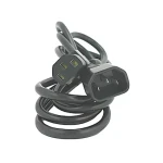 Logo černá / Napájecí kabel / prodlužovací / C13 - C14 / 2 m / VDE (65924)