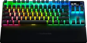 SteelSeries Apex Pro TKL černá / Bezdrátová herní klávesnice / RGB podsvícení / US layout (64865)