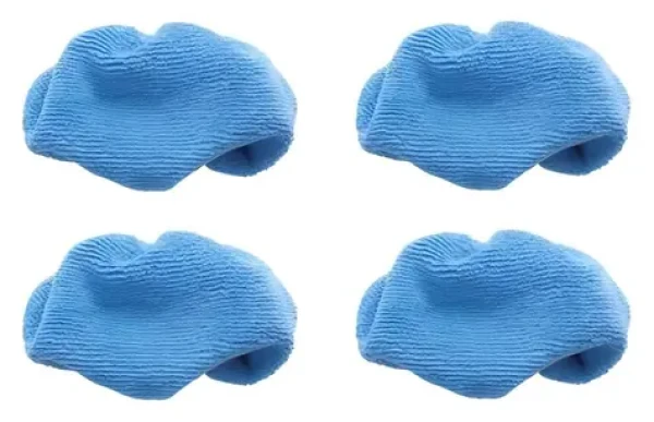 Polti 4 ks hadříků z mikrovlákna modrá / Hadříky pro parní mop / SV610/620/650/660 / Polyamid, polyester