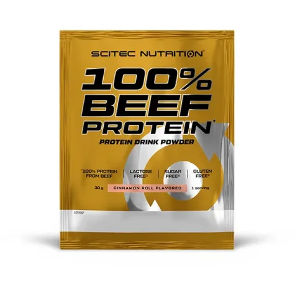 Scitec Nutrition 100% Beef Protein 30 g cinnamon roll (18860)