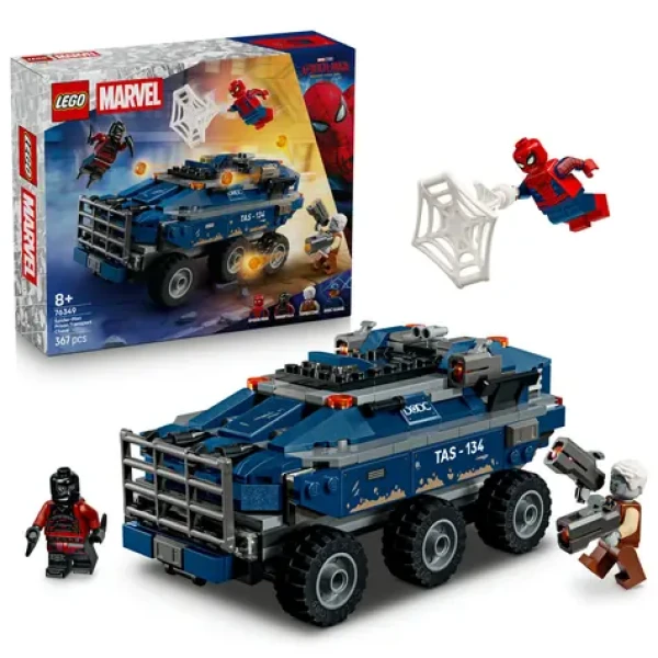LEGO® Marvel 76349 Spider-Man a honička za vězeňským transportérem
