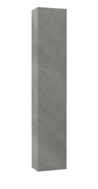 Kielle - Meara Vysoká skříňka závěsná, 25x16x130 cm, beton 50226015