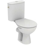 IDEAL STANDARD - Alpha WC kombi se sedátkem, vario odpad, boční napouštění, bílá W333401