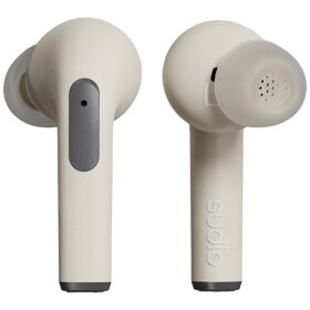 Sudio N2 Pro In Ear Headset Bluetooth® stereo písková Potlačení hluku headset, Nabíjecí pouzdro, dotykové ovládání