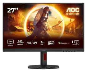 27" AOC Gaming Q27G4ZR černá / Monitor / Fast IPS / QHD / 260Hz / 1ms / HDMI + DP (Q27G4ZR)