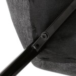 Jídelní židle, šedá, látka, CT-285 GREY2