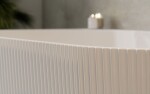 HOPA - Volně stojící vana GIULIANA bílá, sifon se štěrbinovým přepadem - Barva - Bílá, Barva sifonu - Zlatá, Rozměr vany - 150 × 75 cm VANGIU150WNZ