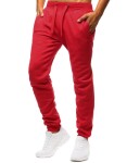 Pánské teplákové kalhoty červené Dstreet UX2708 XXL