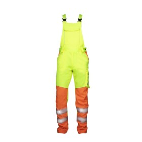 Montérkové kalhoty SIGNAL H5918 pánské s laclem reflexní žluté zkrácené XL žluté