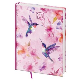 Diář 2027 týdenní B6 Vario Lyra - Colibri