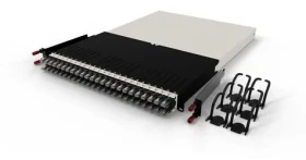 PatchBox One Cassette 30RU UTP černá / Organizér kabeláže do racku / 19" / 1U / PoE 802.3bt (PONE30UTPBK)