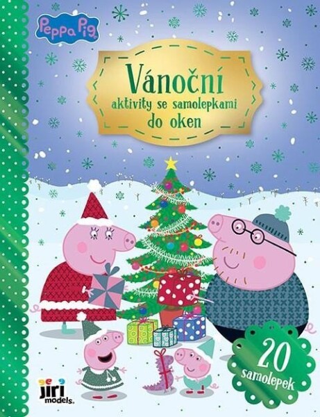 Peppa Pig - Vánoční aktivity se samolepkami do oken