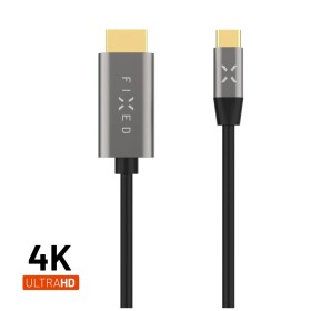 Hdmi kabel Video kabel Fixed konektory Usb-c/hdmi, Usb-c 3.1 Gen 18Gbps, Hdmi 2.0 4K60hz, 2m, šedý