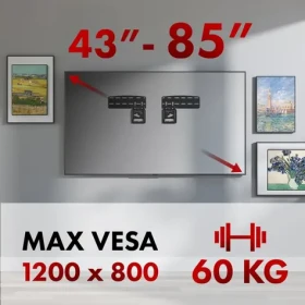 Nástěnný držák TV MC-806N / Držák pro TV / 43-85" (MC-806N)