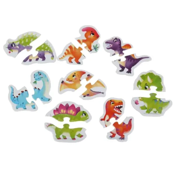 Puzzlika 15252 Dinosauři - puzzle 8 zvířátek