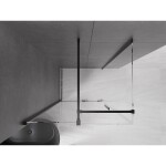 MEXEN/S - Velar sprchový kout 120 x 70, transparent, černá 871-120-070-01-70